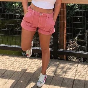 PacSun Cargo Shorts in Guava - L